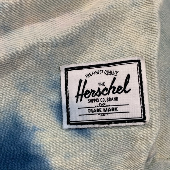 Herschel Supply Co. Cotton Casual Daypack Backpack Blue Tie Dye Soft‎ Bottom main image 4